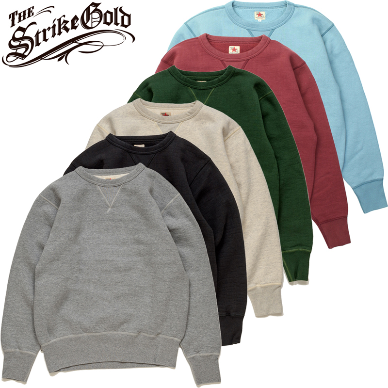THE STRIKE GOLD ストライクゴールド 吊り編み クルー