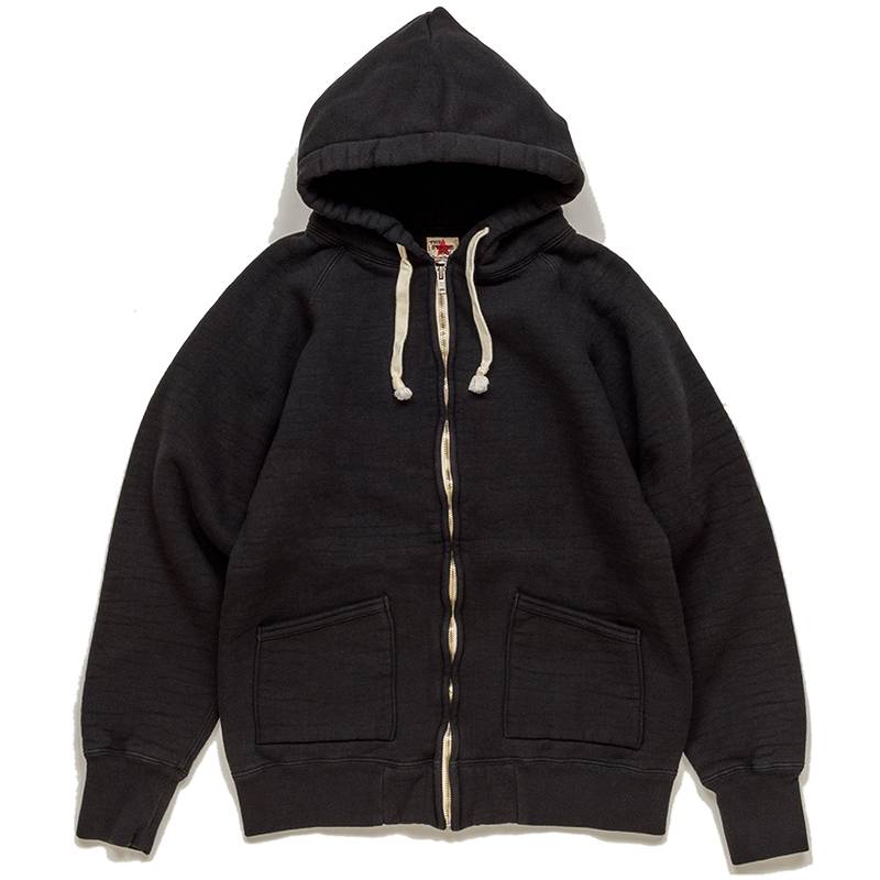 ストライクゴールド 吊り編み フルZIP スウェット パーカー プレーン SGC004 The Strike Gold LoopWheel Full Zip Sweat Parka｜amekajishop-klax-on｜04