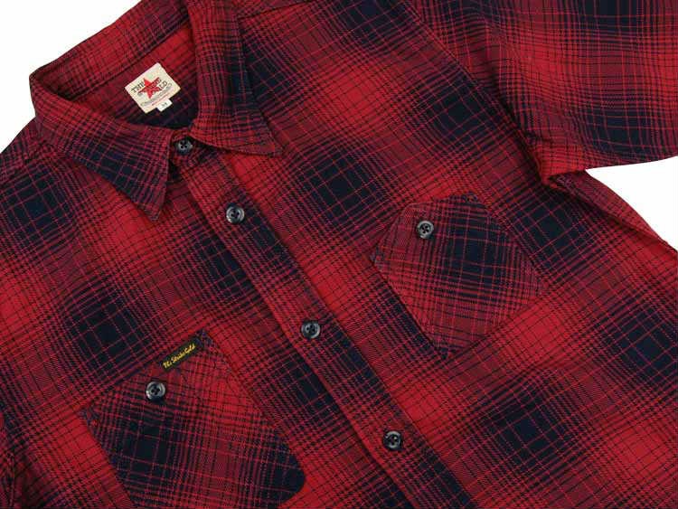 ストライクゴールド THE STRIKE GOLD ヘビーネルチェックワークシャツ HEAVY NEL CHECK WORK SHIRTS「SGS1901」  :SGS1901:Klaxon ヤフー店 通販 