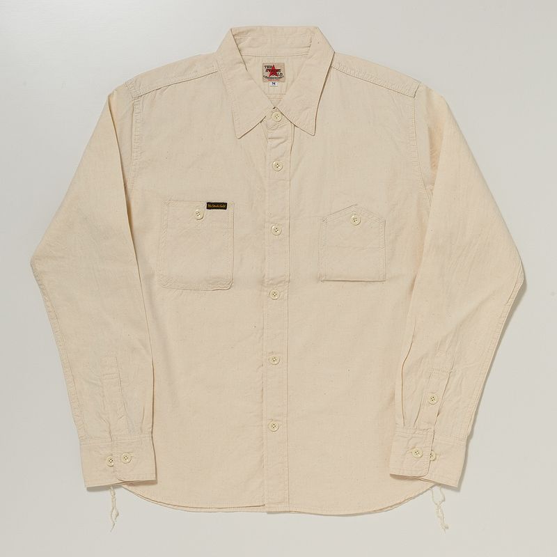 ストライクゴールド セルビッチ シャンブレー ワークシャツ SGS2301 / The Strike Gold Selvedge Chambray Work Shirt｜amekajishop-klax-on｜02