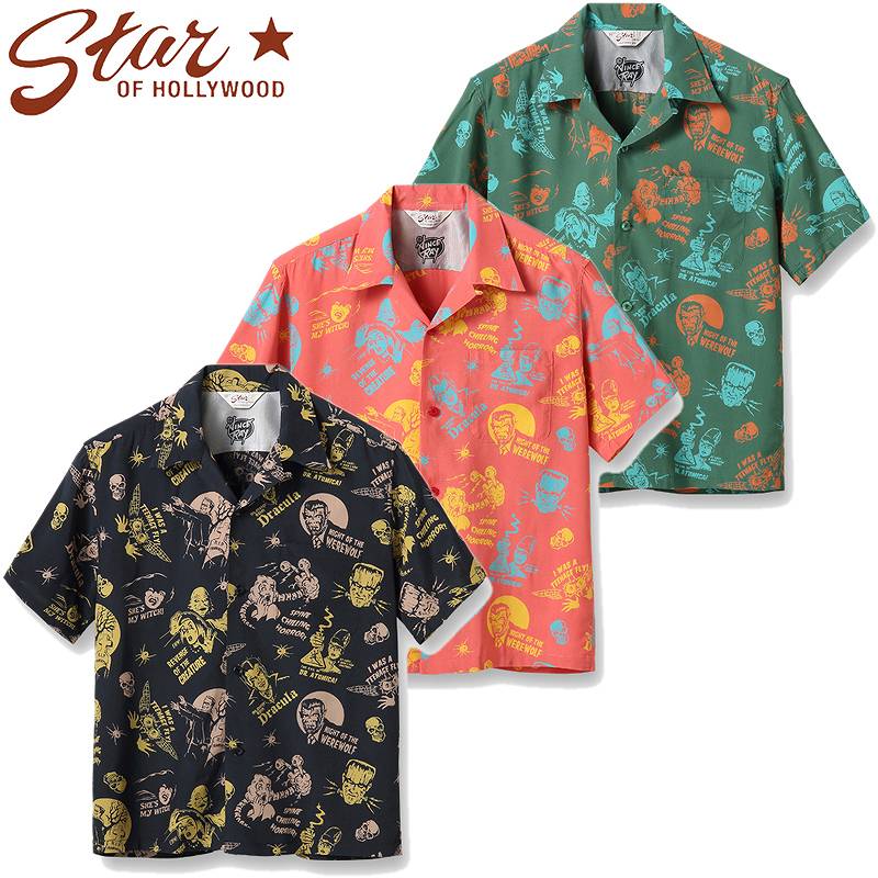 スターオブハリウッド　ボウリングシャツ SUN SURF STAR OF HOLLYWOOD スターオブハリウッド 半袖