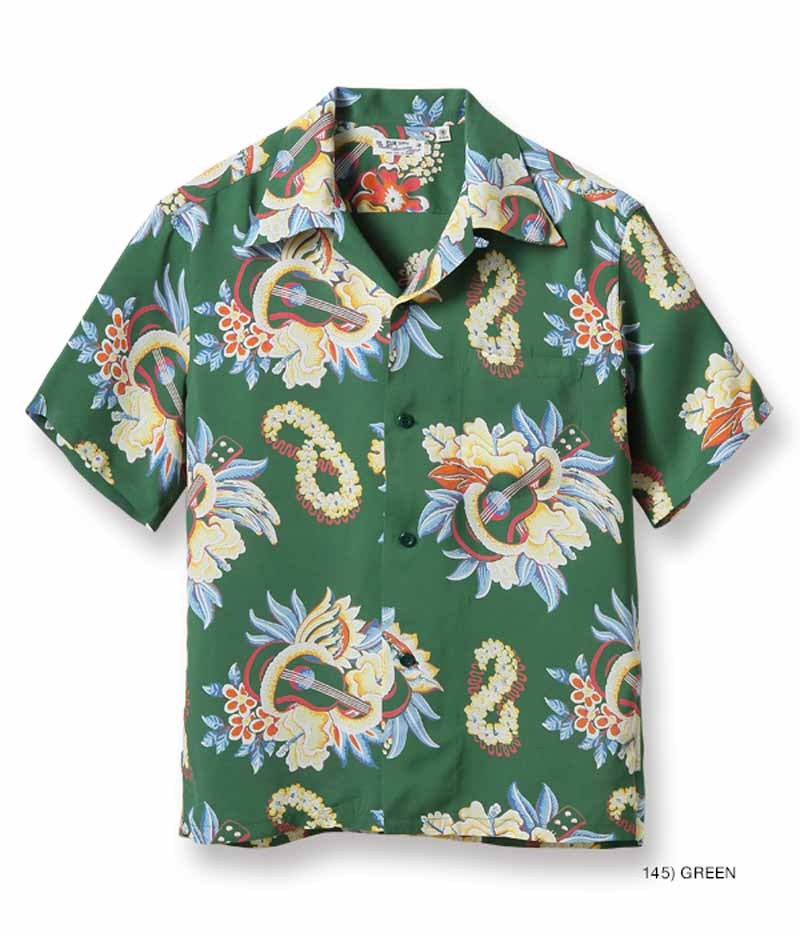 SUN SURF サンサーフ アロハシャツ MACINTOSH UKULELE SUN SURF（サンサーフ） アロハシャツ SS38565 ”MACINTOSH UKULELE