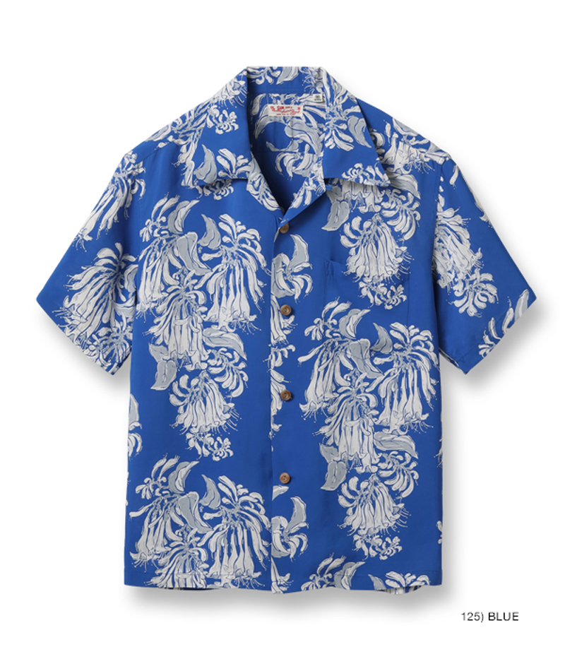 サンサーフ レギュラー ハワイアン シャツ アロハ シャツ “TRUMPET VINE” SS39021 / SUNSURF RAYON  HAWAIIAN SHIRT “TRUMPET VINE” : ss39021 : Klaxon ヤフー店 - 通販 - Yahoo!ショッピング