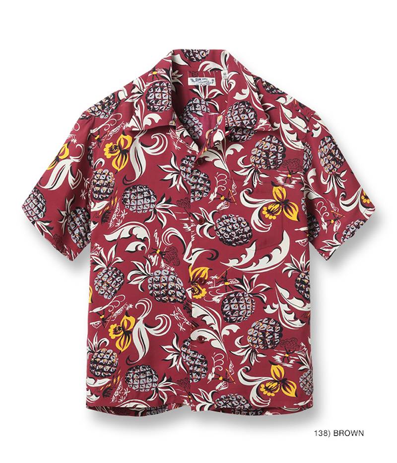 サンサーフ レギュラー ハワイアン シャツ アロハ シャツ “ISLAND FEELING” SS39022 / SUNSURF RAYON HAWAIIAN SHIRT “ISLAND FEELING”