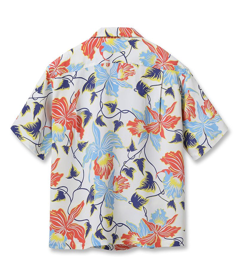 SUN SURF サンサーフ レギュラー ハワイアン シャツ アロハ “CATTLEYA