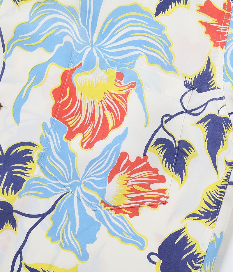 SUN SURF サンサーフ レギュラー ハワイアン シャツ アロハ “CATTLEYA