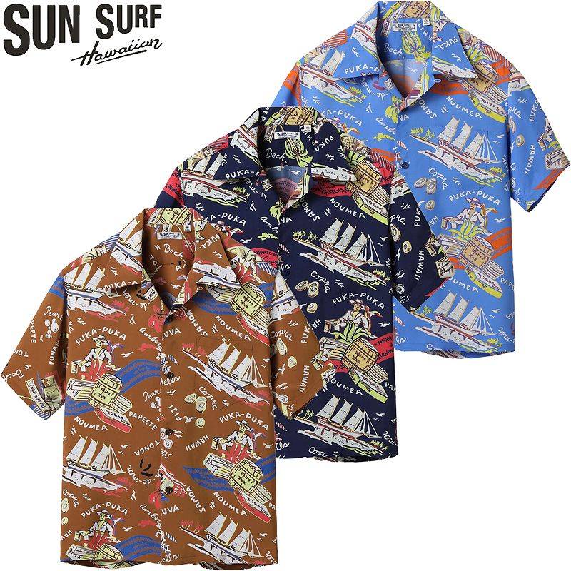 SUN SURF サンサーフ レギュラー ハワイアン シャツ アロハ