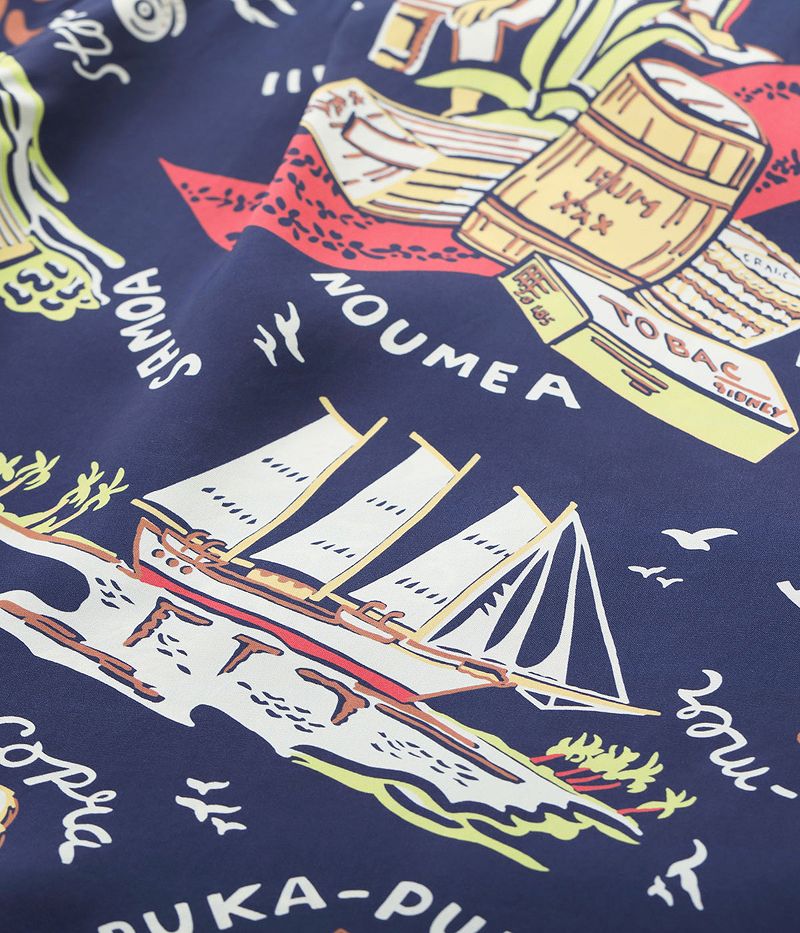 SUN SURF サンサーフ レギュラー ハワイアン シャツ アロハ “SOUTH SEA