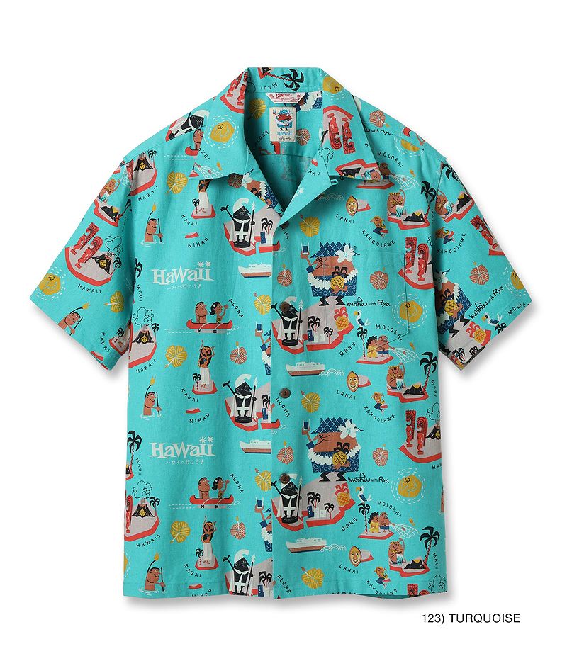 極美品✨ Lサイズ SUN SURF アロハシャツ 半袖 開襟 ss36957-model2.jpg