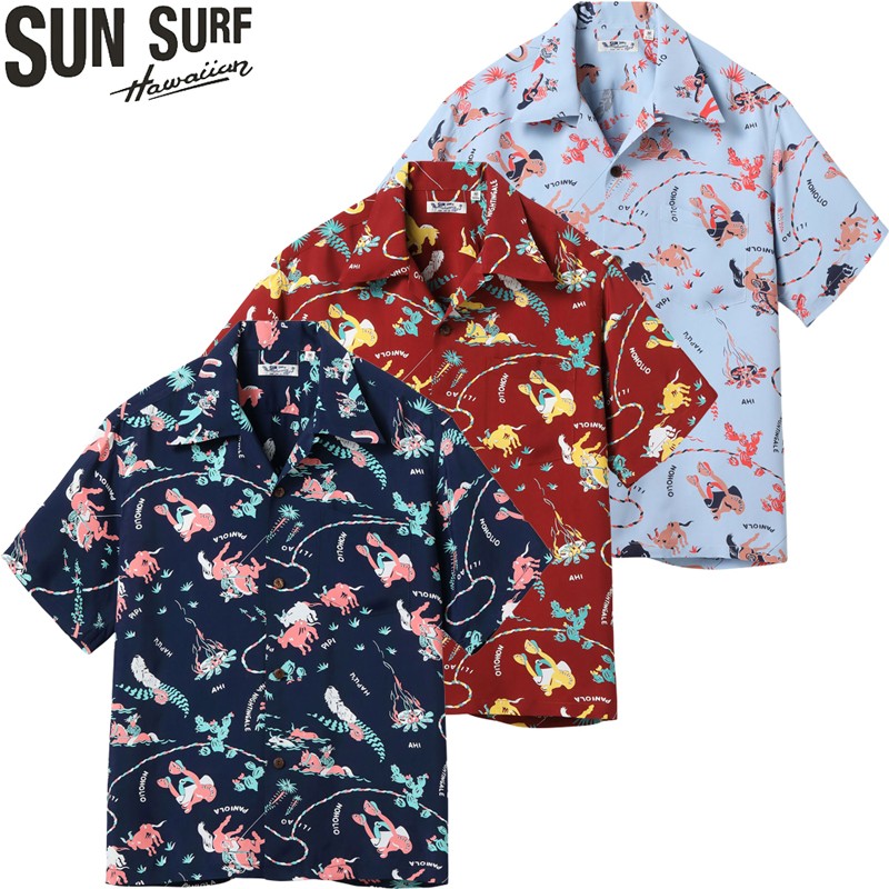 SUN SURF サンサーフ レギュラー ハワイアン シャツ アロハ