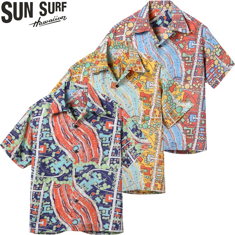 The Hawaiian Original アロハ　ハワイ製　XL サンサーフ 楽天市場】サンサーフ SUN SURF 半袖 レーヨン アロハシャツ