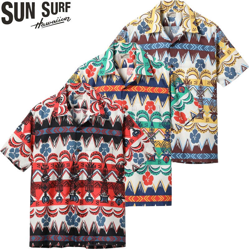 SUN SURF アロハシャツ メンズ ハワイアンシャツ サンサーフ