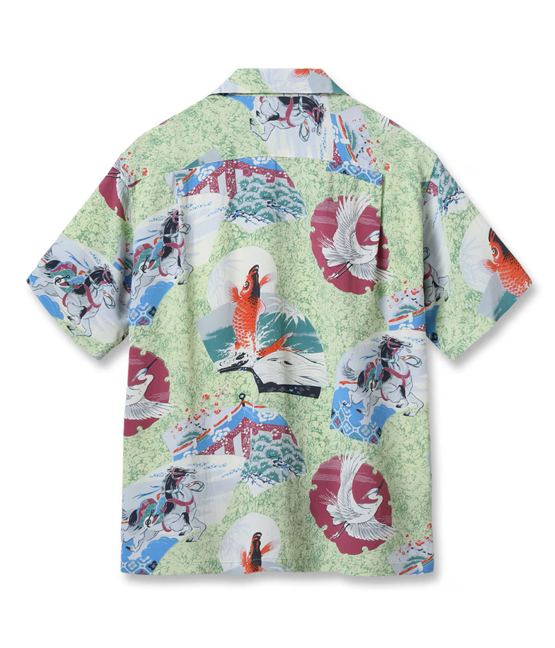 ANDFAMILY Rayon Hawaiian アロハシャツ SUN SURF サンサーフ レギュラー レーヨン ハワイアン シャツ アロハ