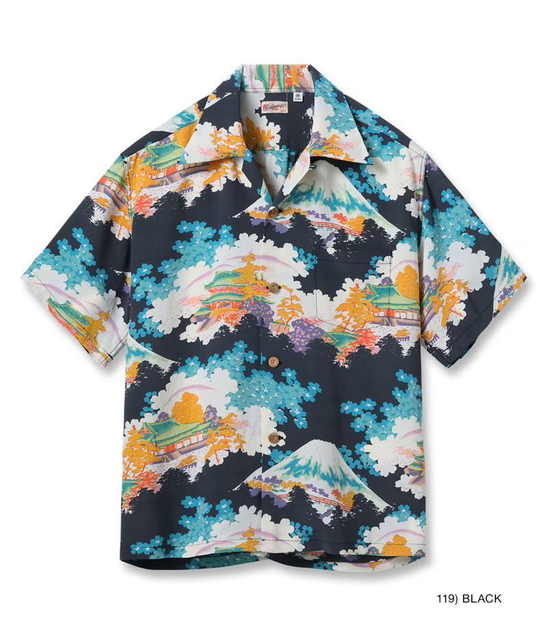 SUN SURF サンサーフ レギュラー レーヨン ハワイアン シャツ アロハ