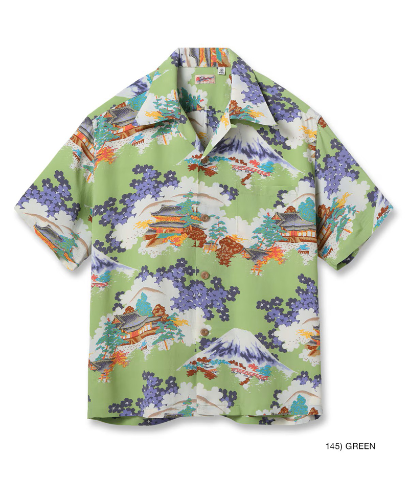 SUN SURF サンサーフ レギュラー レーヨン ハワイアン シャツ アロハ
