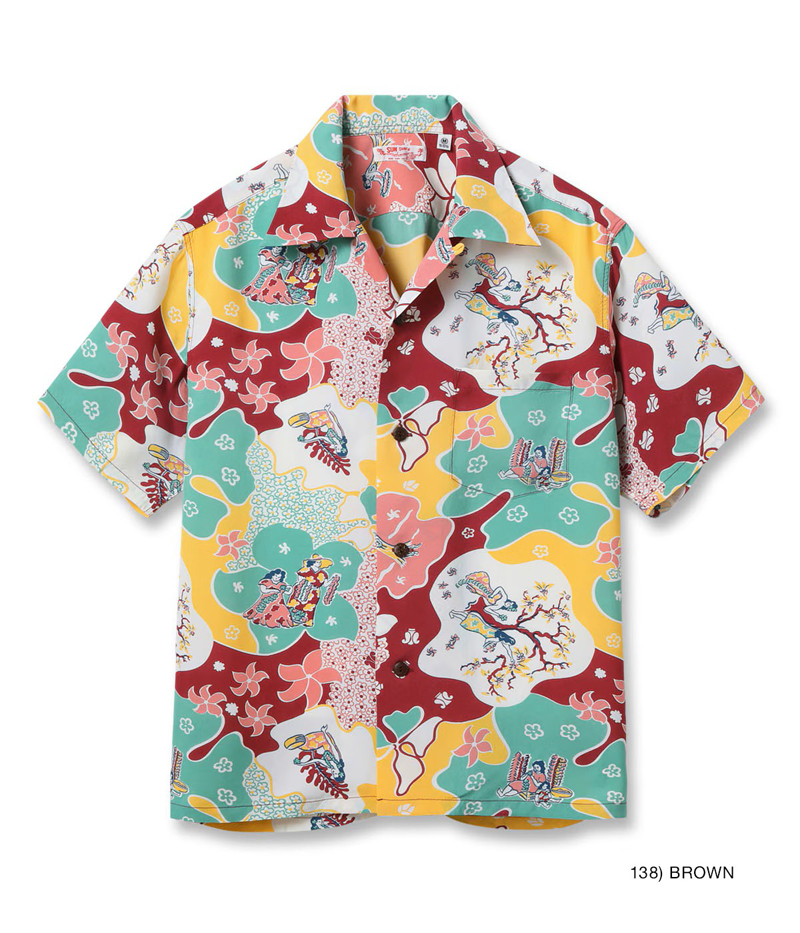 SUN SURF サンサーフ レギュラー レーヨン ハワイアン シャツ アロハ