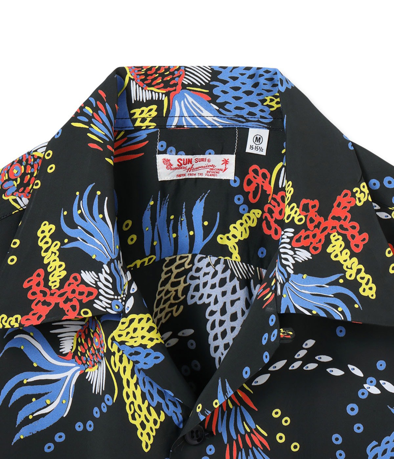SUN SURF サンサーフ レギュラー レーヨン ハワイアン シャツ アロハ