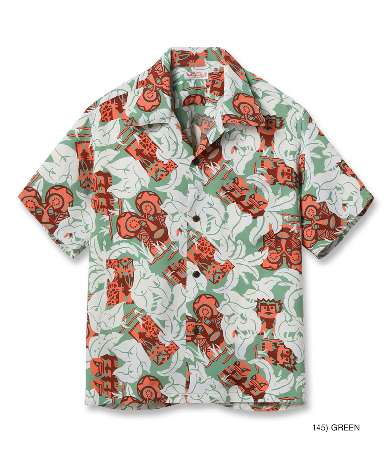 SUN SURF サンサーフ レギュラー レーヨン ハワイアン シャツ アロハ