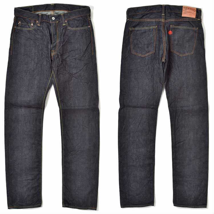 倉敷天領デニムTENRYO DENIM オリジナル右綾13ozセルビッチデニム スタンダードストレートジーンズ TDP305S