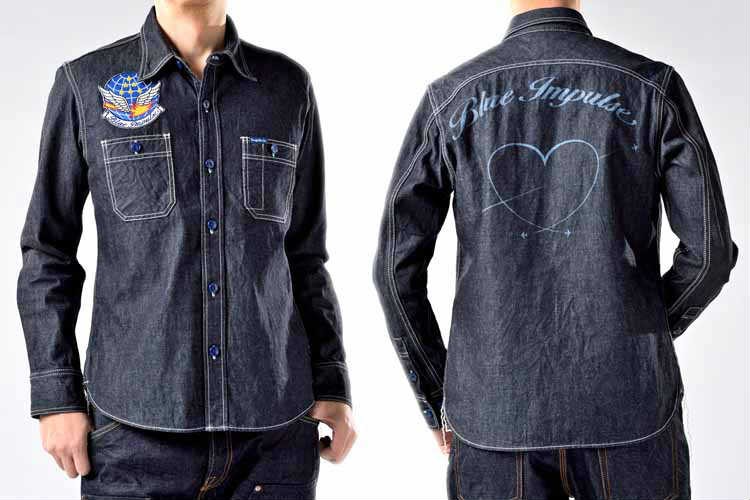バブアー デニムダンガリー　コラボ　ビデイル JK インディゴ　10 Barbour × Maison Kitsuné》Kenning キルティング ブルゾン
