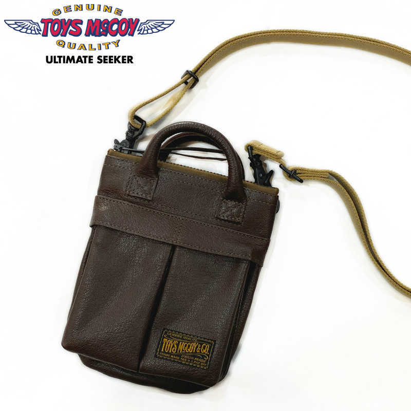 トイズマッコイ TMA2121レザーヘルメットバックミニ 1~2回使用 オマケ付 TOYS McCOY（トイズマッコイ） レザーヘルメットバッグミニ LEATHER