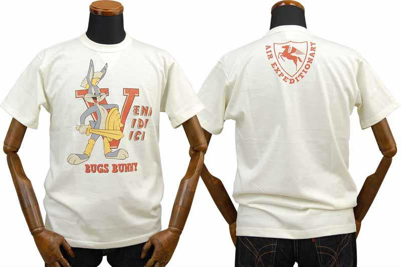 トイズマッコイ TOYS McCOY ミリタリーTシャツ BUGS BUNNY「AIR EXPEDI...