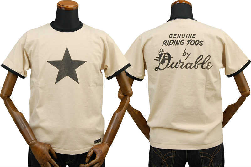トイズマッコイ TOYS McCOY JOHNNYリンガーTシャツ THE WILD ONE「DURABLE ONE STAR」TMC2118｜amekajishop-klax-on｜03