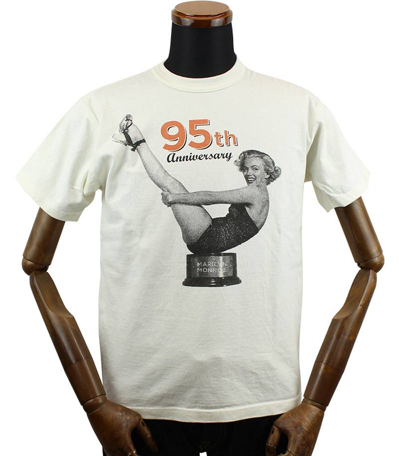 トイズマッコイ マリリン・モンロー 半袖 Tシャツ「95th ANNIV.」MARILYN MONROE TEE SHIRT TMC2239 TOYS McCOY｜amekajishop-klax-on｜02