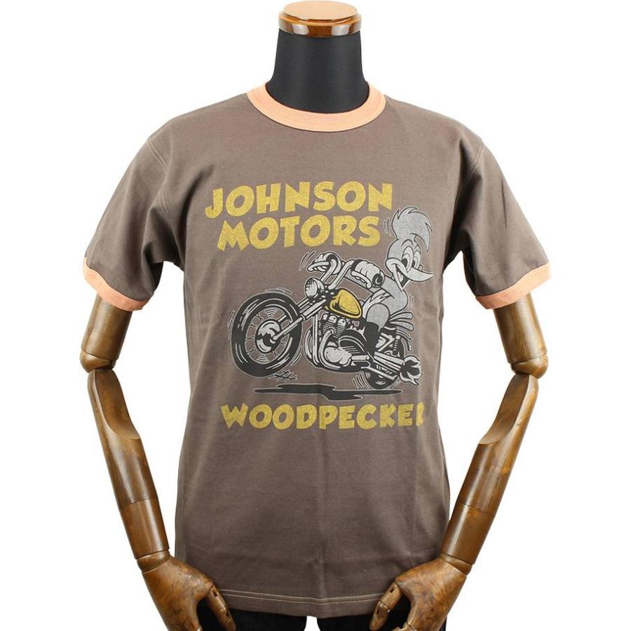 トイズマッコイ ウッディーウッドペッカー Tシャツ " JOHNSON MOTORS " TMC2349 / TOYS McCOY WOODY WOODPECKER TEE " JOHNSON MOTORS "｜amekajishop-klax-on｜02