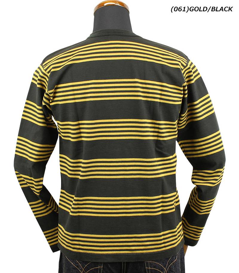 TOYS McCOY（トイズマッコイ） マルチ ボーダー ロング Tシャツ