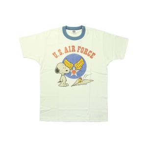 トイズ マッコイ スヌーピー Tシャツ U.S.AIR FORCE &quot; WING &amp; STAR &quot; ...