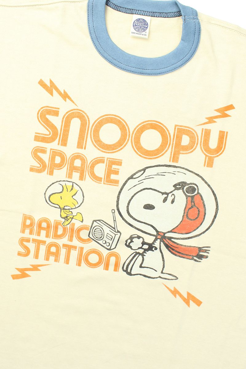 TOYS McCOY（トイズマッコイ） スヌーピー 半袖 Tシャツ “SPACE RADIO