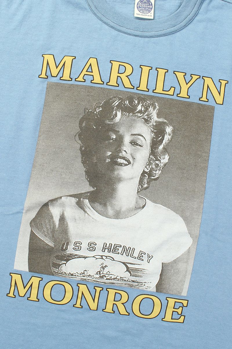 トイズマッコイTOYSMcCOY 半袖 Tシャツ MARILYN MONROE マリリンモンロー ” USS HENLEY ” TMC2445 TOYS McCOY（トイズマッコイ） マリリン・モンロー Tシャツ ” USS