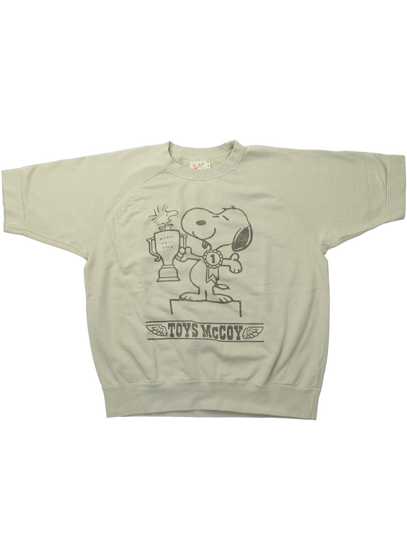 TOYS McCOY（トイズマッコイ） 半袖 スウェット シャツ スヌーピー