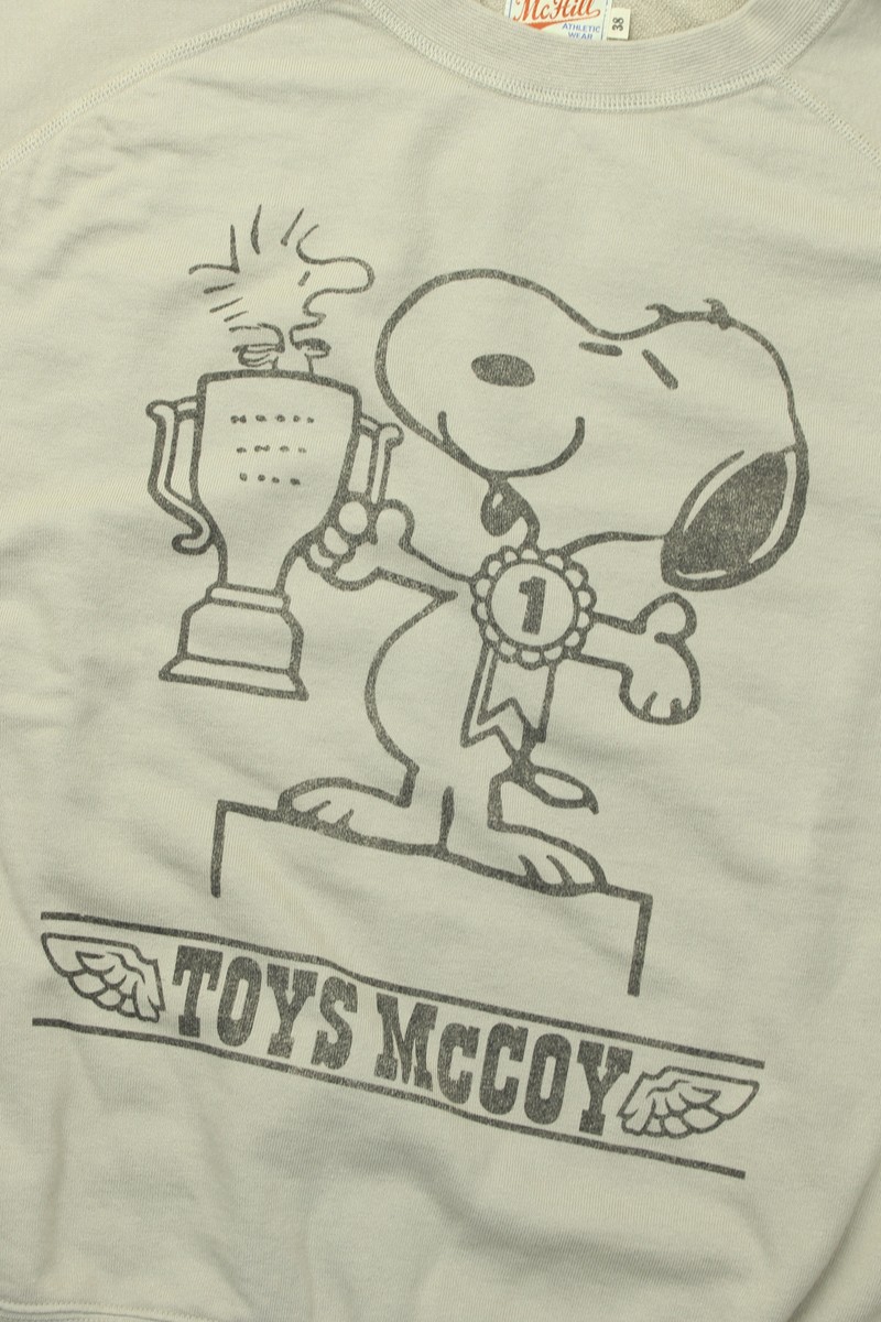 TOYS McCOY（トイズマッコイ） 半袖 スウェット シャツ スヌーピー
