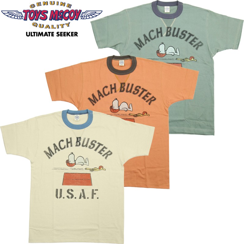 TOYS McCOY（トイズマッコイ） スヌーピー 半袖 Tシャツ 