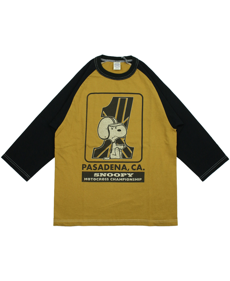 TOYS McCOY（トイズマッコイ） 七分袖 ラグラン Tシャツ PEANUTS