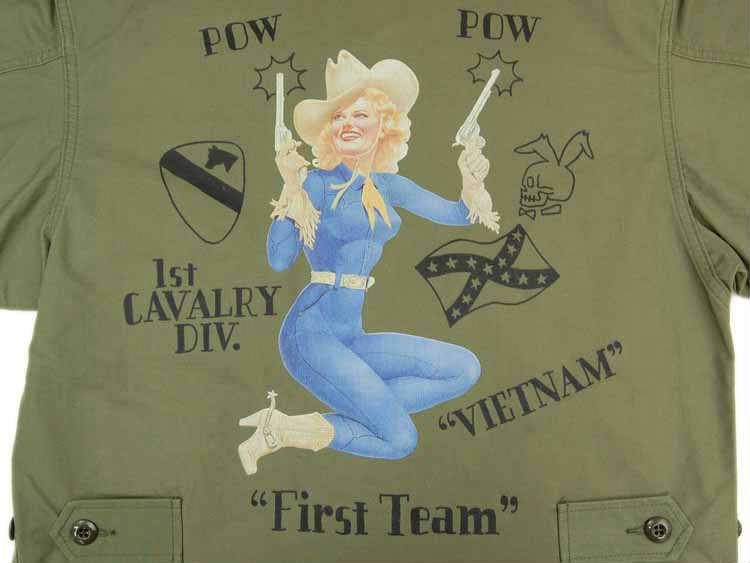 トイズマッコイ ジャングルファティーグジャケットピンナップガール アメカジ M トイズマッコイ ジャングルファティーグジャケットピンナップガール