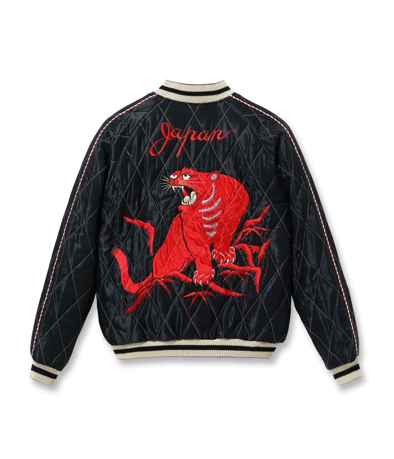 テーラー東洋 アセテート キルティング スカジャン “RED TIGER” × “JAPAN MAP” TT15543-119 TAILOR TOYO  Mid 1950s Style Acetate Quilted Souvenir Jacket : tt15543-119 : Klaxon ヤフー店  - 通販 - Yahoo!ショッピング