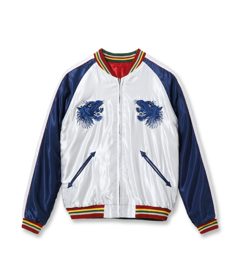 C*e様 鷲　ネイビー　ホワイト　スカジャン TAILOR TOYO テーラー東洋 アセテート スカジャン “EAGLE” × “BLUE