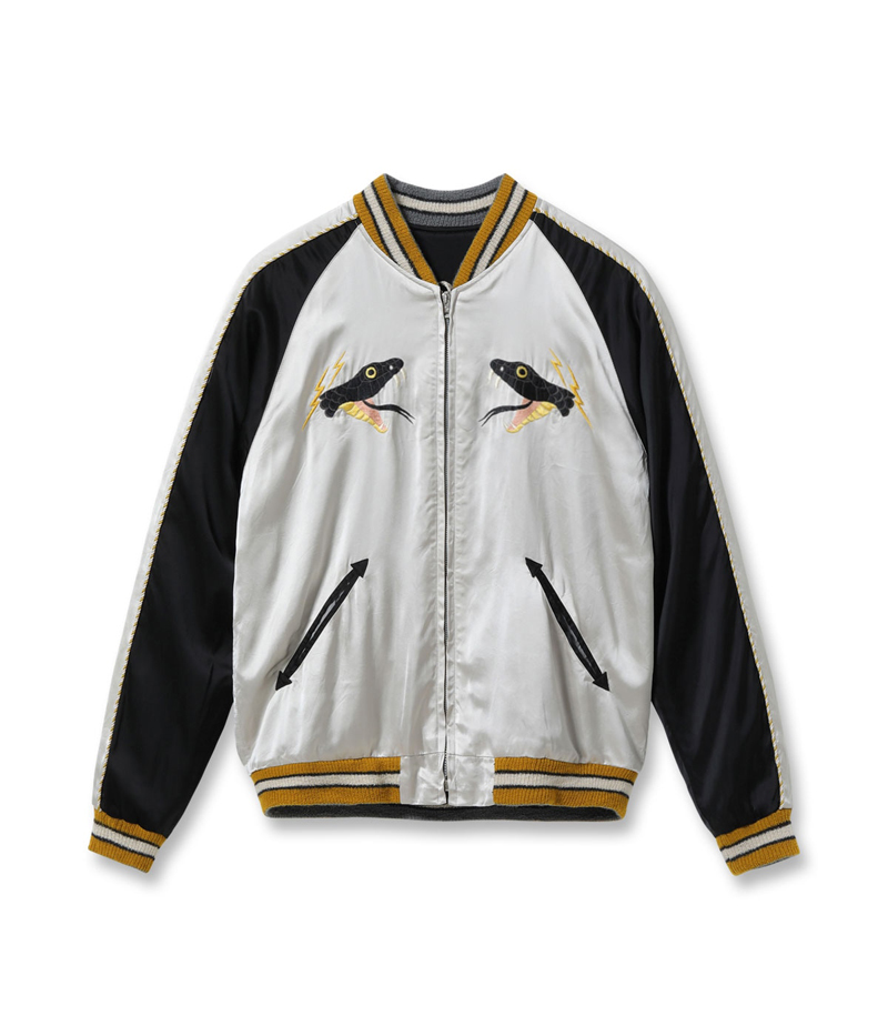 Ally＆Dia スカジャン ReoKanao | . @allyanddia REVERSIBLE SOUVENIR JACKET