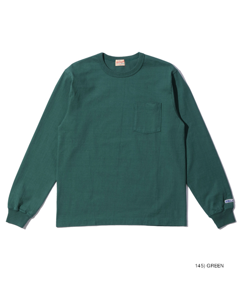 ホワイツビル ロング スリーブ ポケット付き Tシャツ WV68849 / WHITESVILLE LONG SLEEVE POCKET T-SHIRT｜amekajishop-klax-on｜06