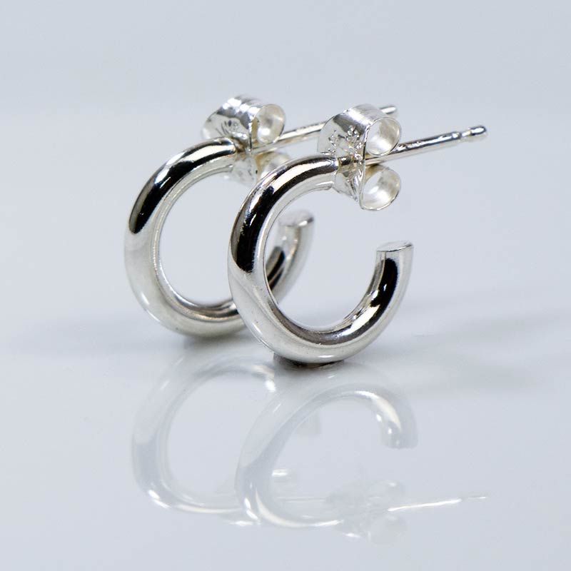 ボリューム フープ シンプル ピアス ゴールドフィルド 12KGF シルバー 男女兼用 amb-gf-p15 Amer Bijoux |  | 06