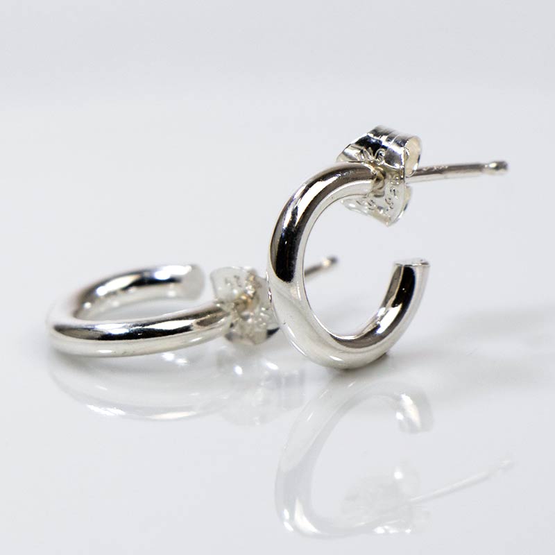 ボリューム フープ シンプル ピアス ゴールドフィルド 12KGF シルバー 男女兼用 amb-gf-p15 Amer Bijoux |  | 18