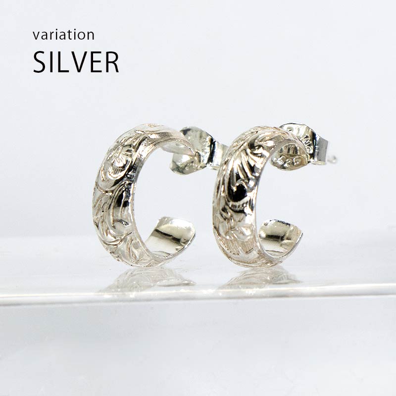 ボリューム フープ ピアス ゴールドフィルド 12KGF シルバー 男女兼用 amb-gf-p32 Amer Bijoux |  | 12