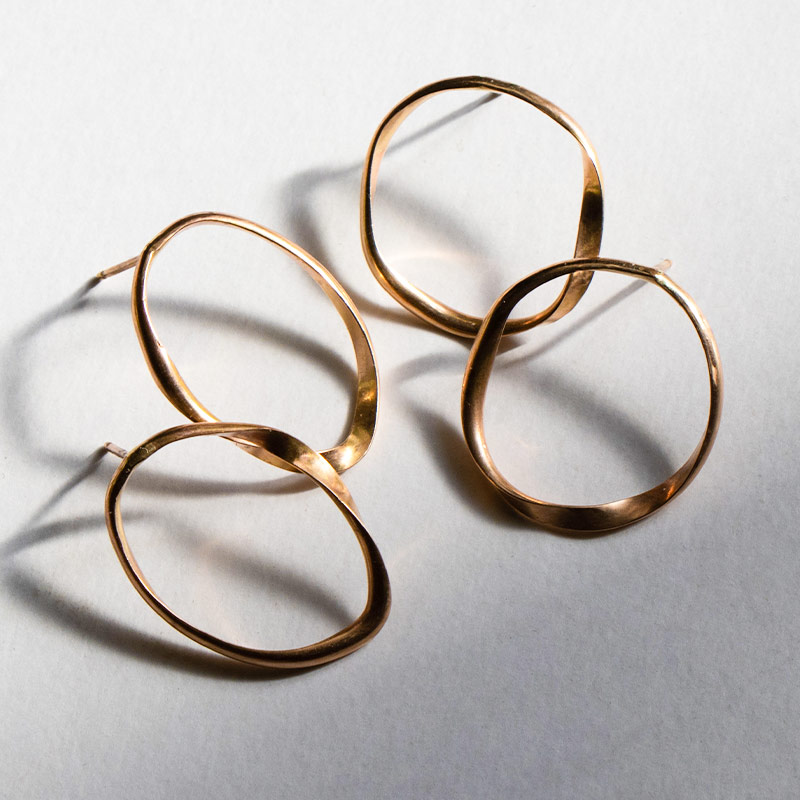 ゴールドフィルド 14KGF ピアス フープ amb-gf-porg01Amer Bijoux |  | 01