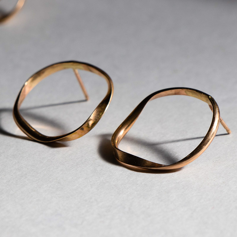 ゴールドフィルド 14KGF ピアス フープ amb-gf-porg01Amer Bijoux |  | 05