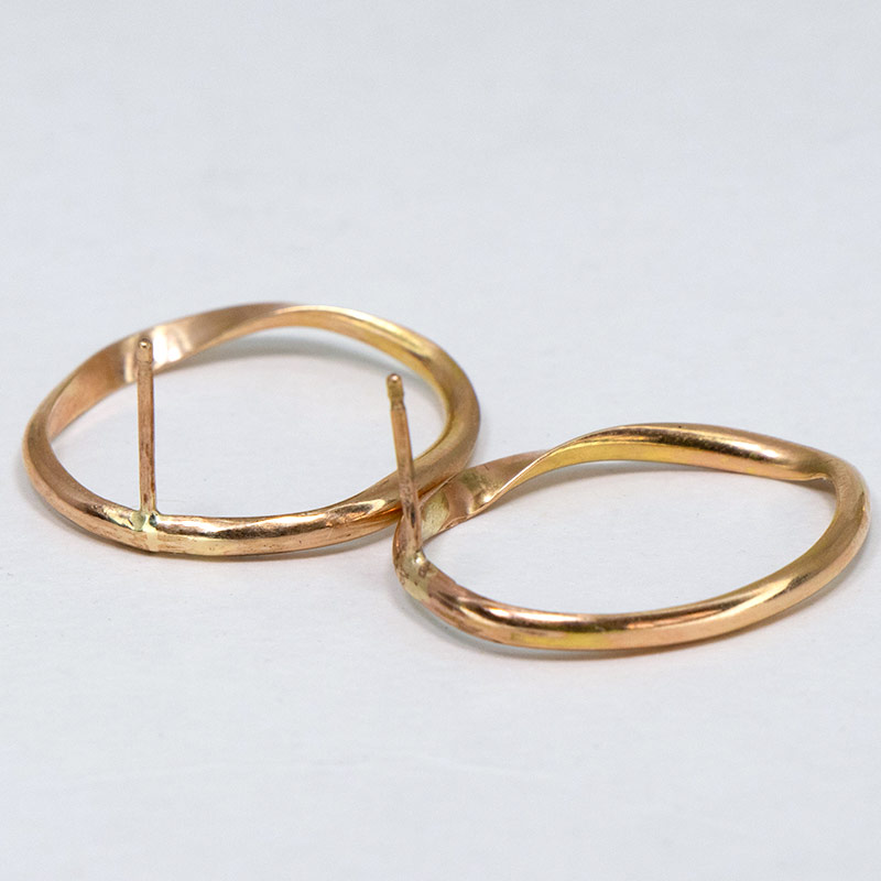 ゴールドフィルド 14KGF ピアス フープ amb-gf-porg01Amer Bijoux |  | 08