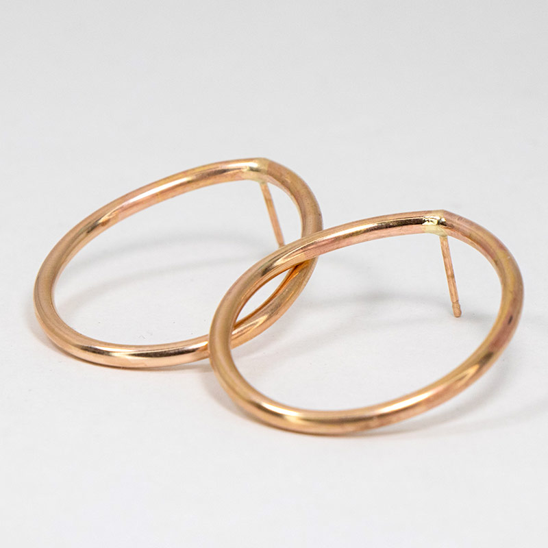 ゴールドフィルド 14KGF ピアス フープ amb-gf-porg02Amer Bijoux |  | 05