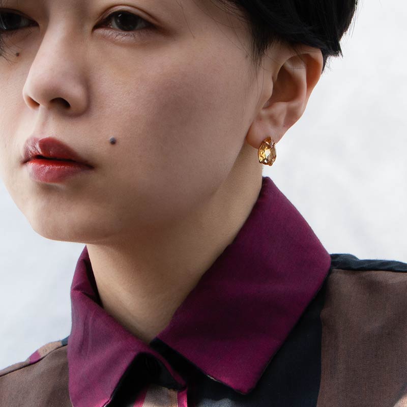 ピアス 天然石 ゴールドフィルド 14KGF amb-gf-ps01 Amer Bijoux |  | 10